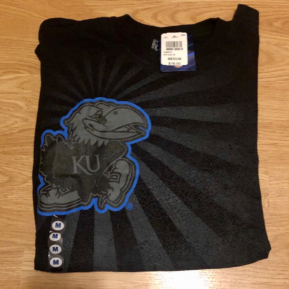 Men’s Medium Black & Blue KU Shirt